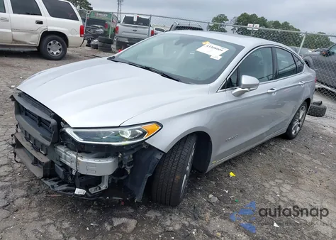 2019 Ford Fusion Hybrid Titanium from USA, damaged, VIN 3FA6P0RUXKR119100